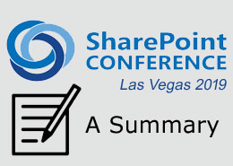 What went down at the SharePoint Conference Las Vegas 2019