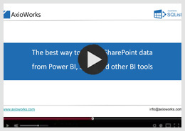 The best way to access SharePoint data from Power BI, SSRS, and other BI tools