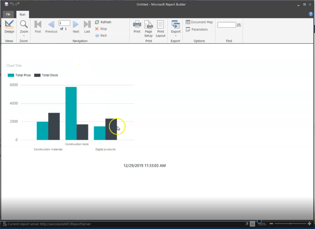Generate SSRS Charts and Reports from live SharePoint list data – AxioWorks