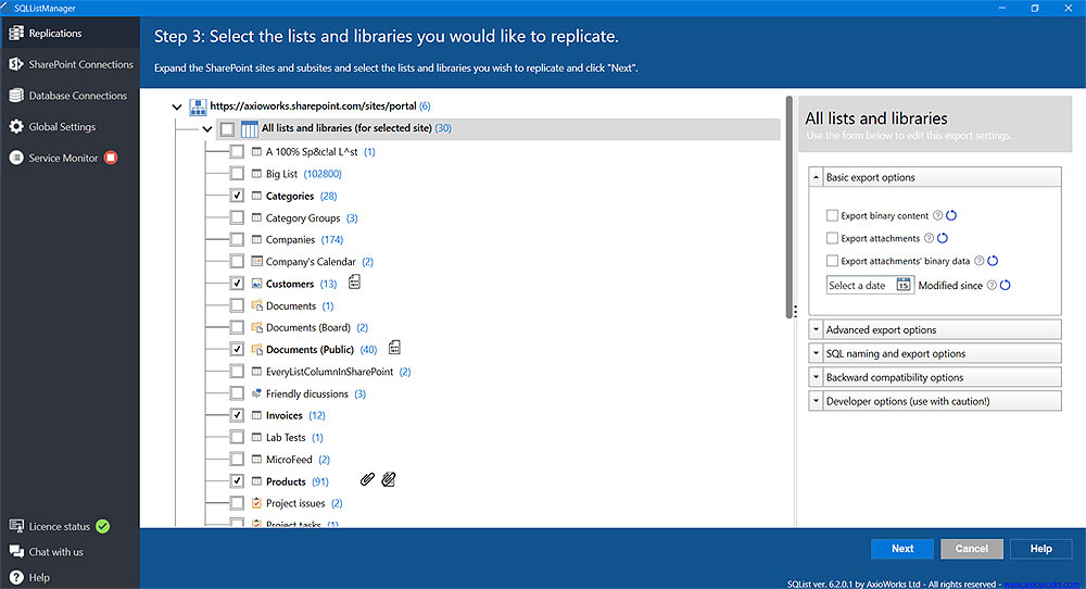 SQList | Integrate SharePoint with SQL Server
