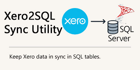 XeroImporterUtility Xero2SQL Sync Utility