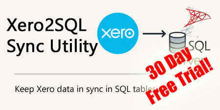 XeroImporter_Free Xero2SQL Sync Utility - 30 day evaluation